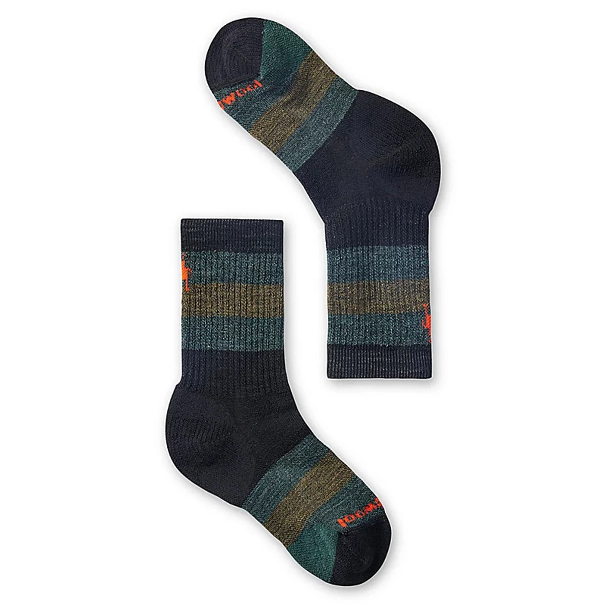 Kids' Hike Full Cushion Striped Crew Socks - Image 2