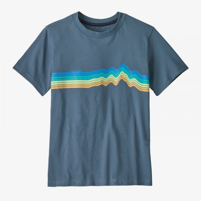 Kids' Ridge Rise Stripe T-Shirt - Image 2