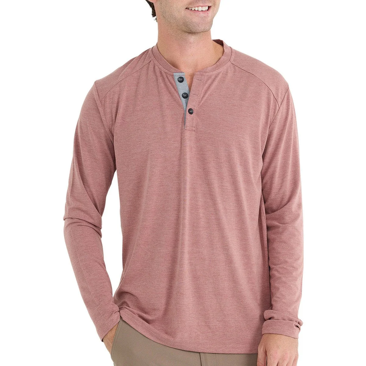 Men's Bamboo Flex Henley - Image 9