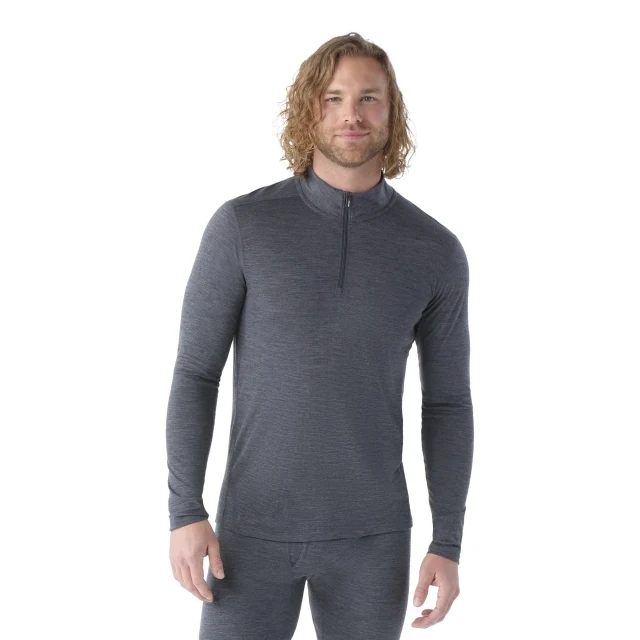 Men's Classic All-Season Merino Base Layer 1/4 Zip - Image 2