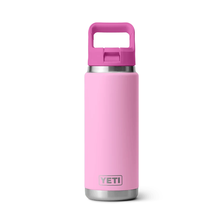 Rambler 26oz Water Bottle with Color-Matched Straw Cap - Image 9