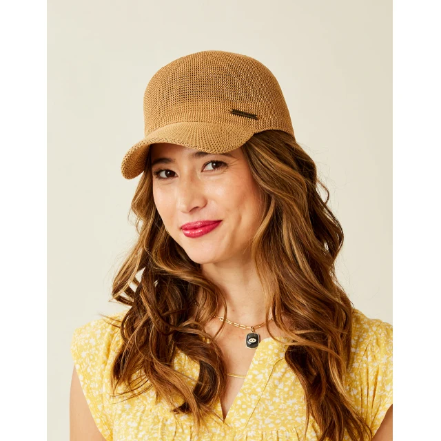 Straw Baseball Cap