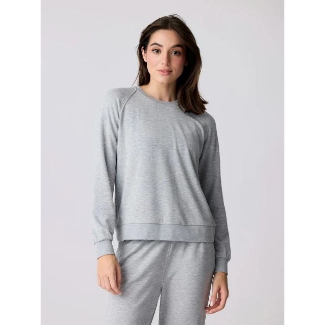Women's Bamboo Lightweight Fleece Crew - Image 3