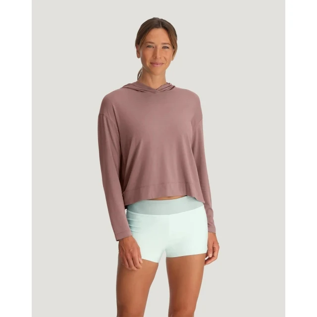 Women's Bamboo Shade Crossover Hoodie - Image 3