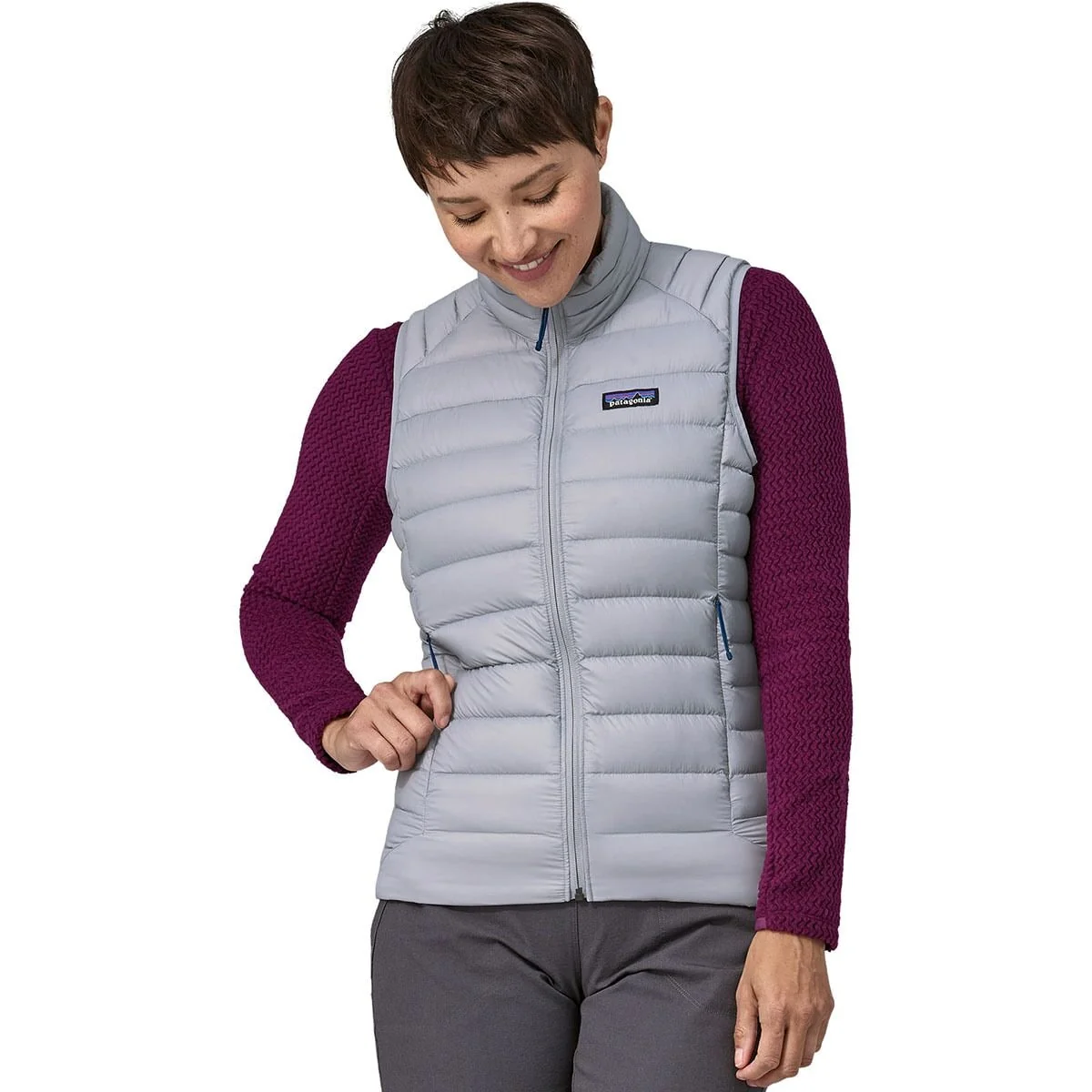 Women's Down Sweater Vest - Image 3