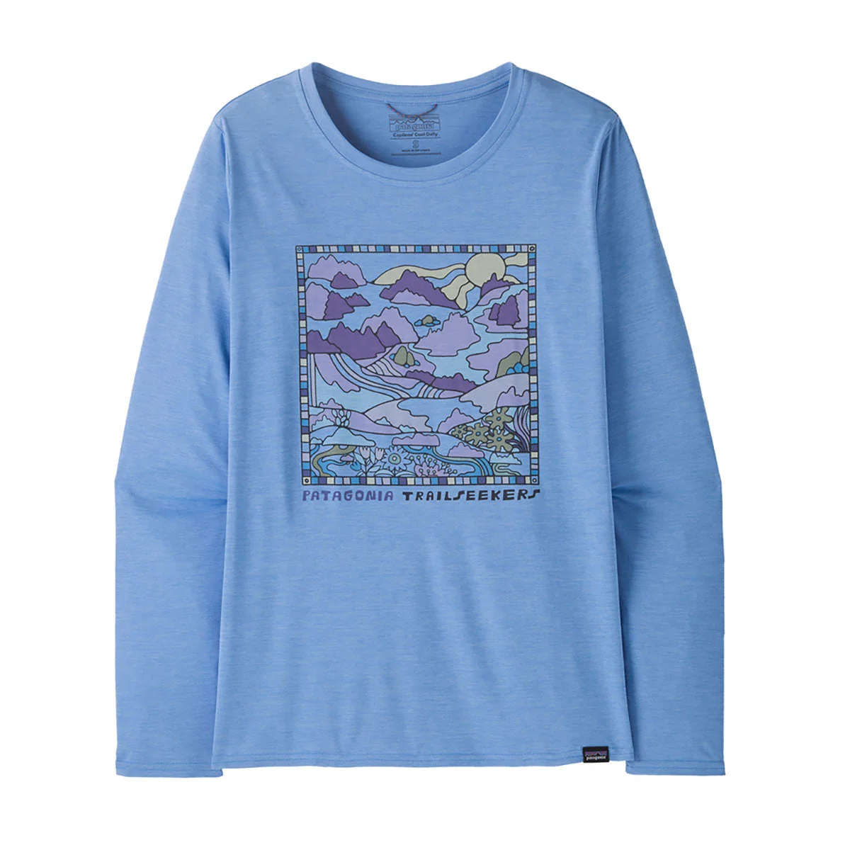 Women's Long-Sleeved Capilene Cool Daily Graphic Shirt - Lands - Image 10