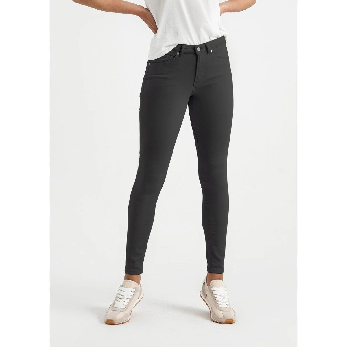 Women's No Sweat Pant Mid Rise Skinny - Image 2