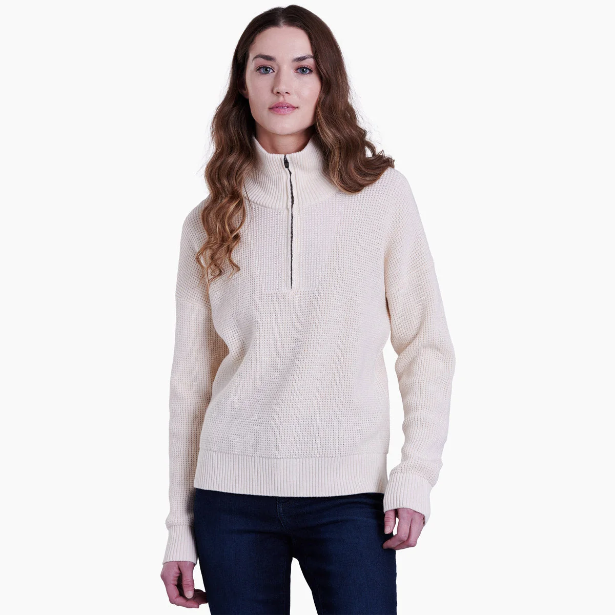 Women's Norda 1/4 Zip Sweater - Image 2