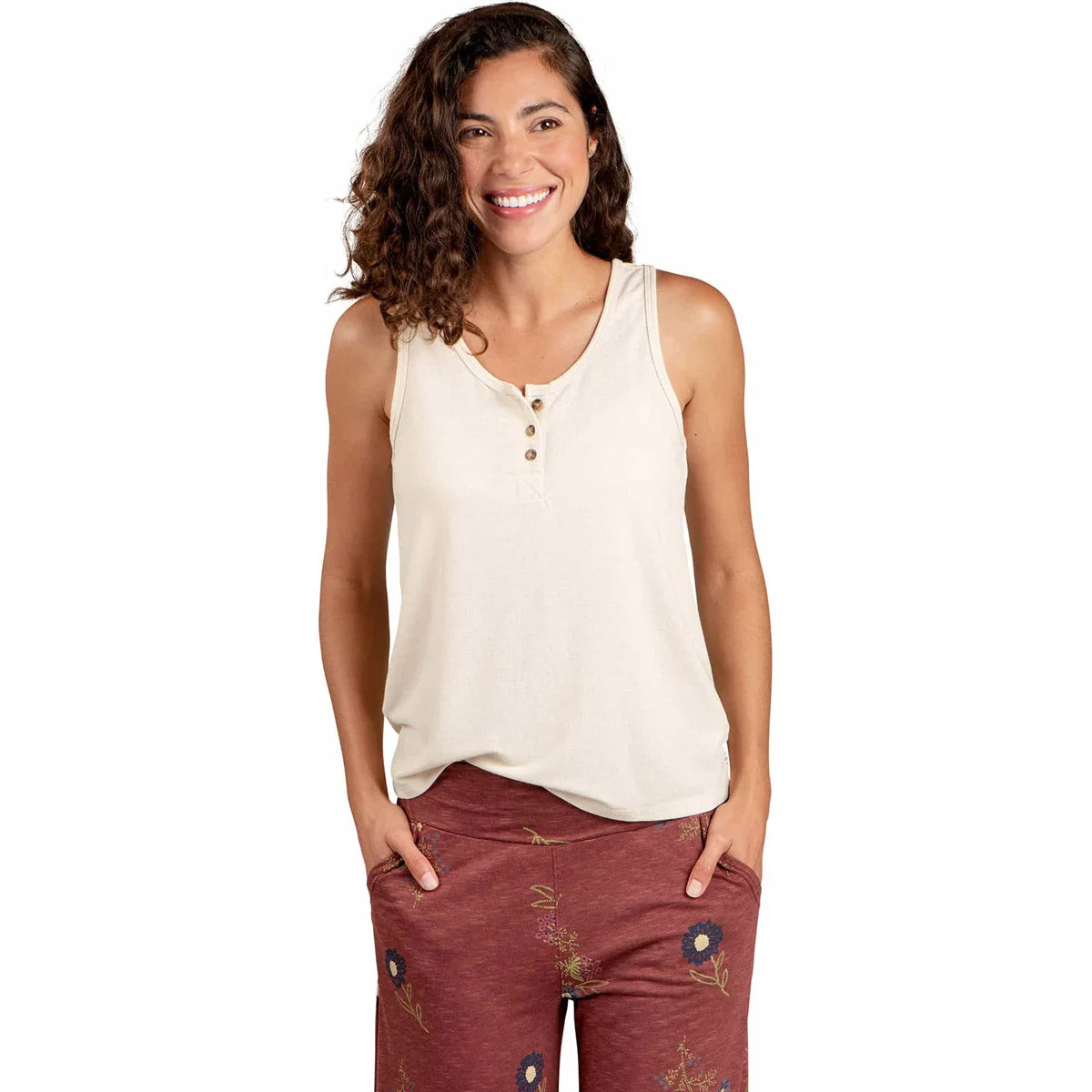 Women's Piru Henley Tank - Image 3