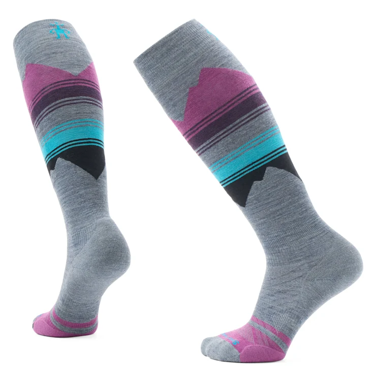 Women's Ski Targeted Cushion Pattern Over The Calf Socks - Image 3