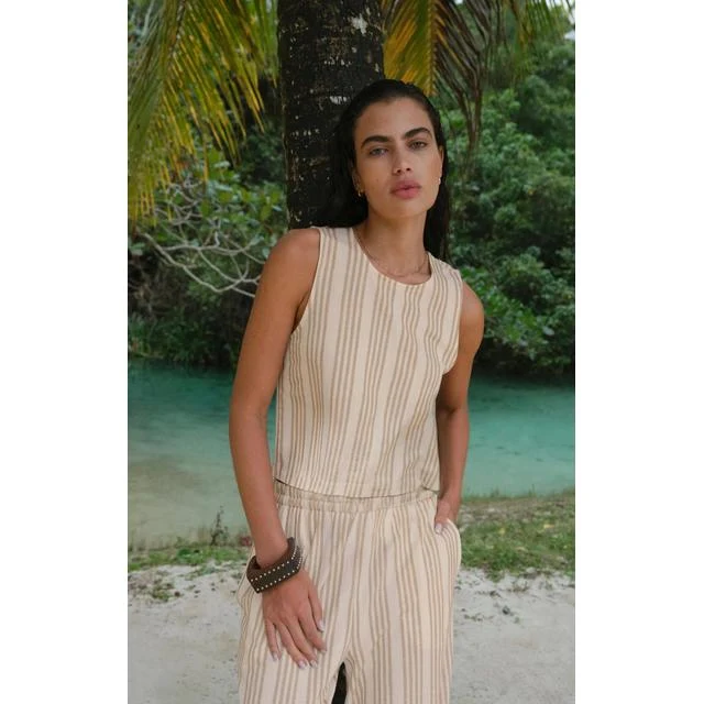 Women's Sloane Knit Striped Tank Top - Image 2