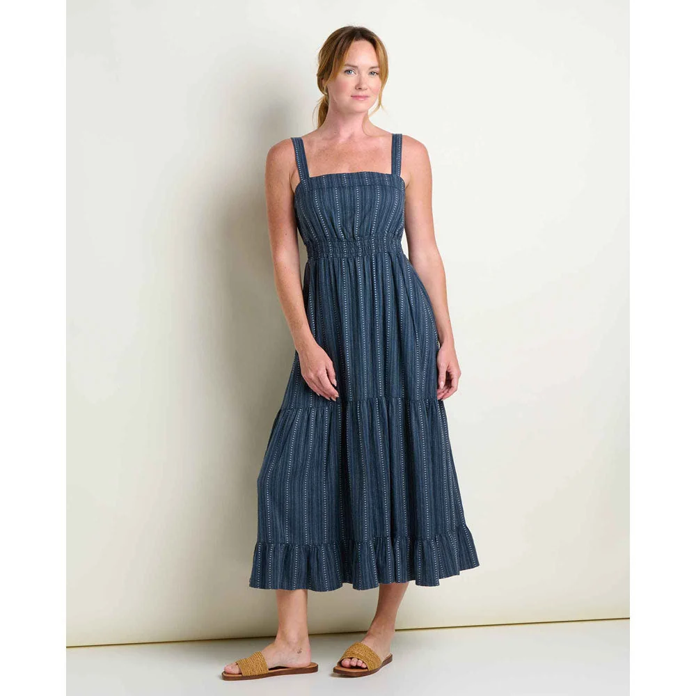 Women's Taj Hemp Tiered Midi Dress - Image 2