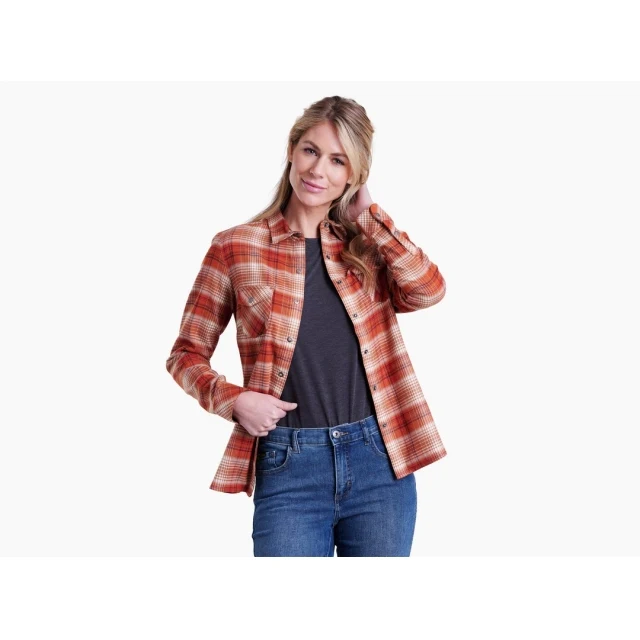 Women's Tess Flannel Long Sleeve - Image 8