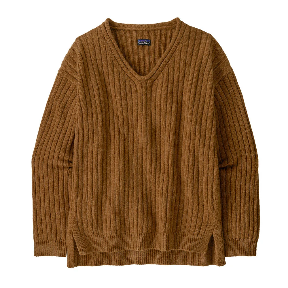 Women's Recycled Wool-Blend V-Neck Sweater - Image 2